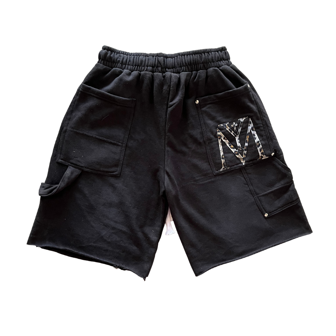 DOUBLE KNEE BAGGY CROSS SHORTS