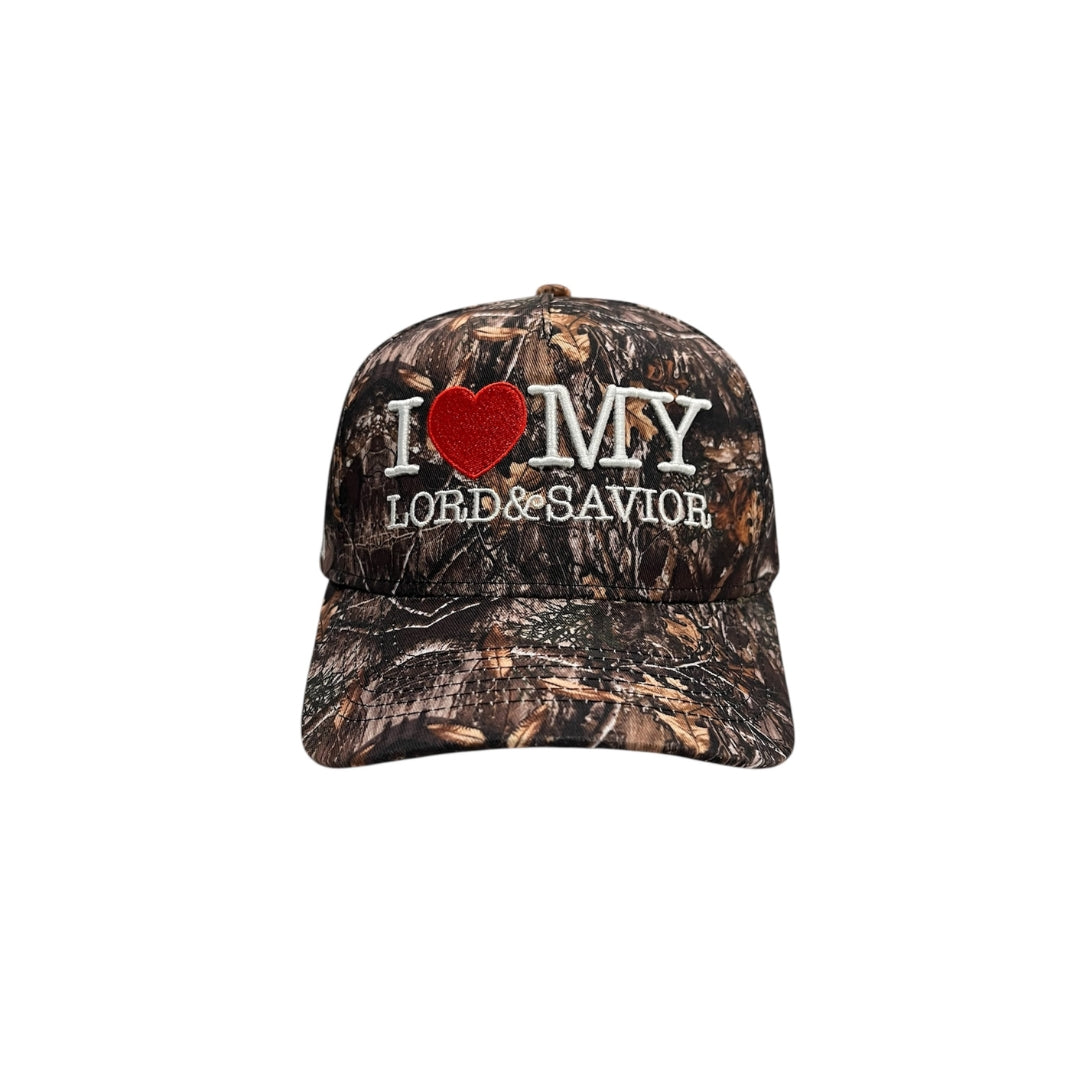 [PRE-ORDER-SHIPS 2-3 WEEKS] I <3 MY LORD & SAVIOR CAMO HAT