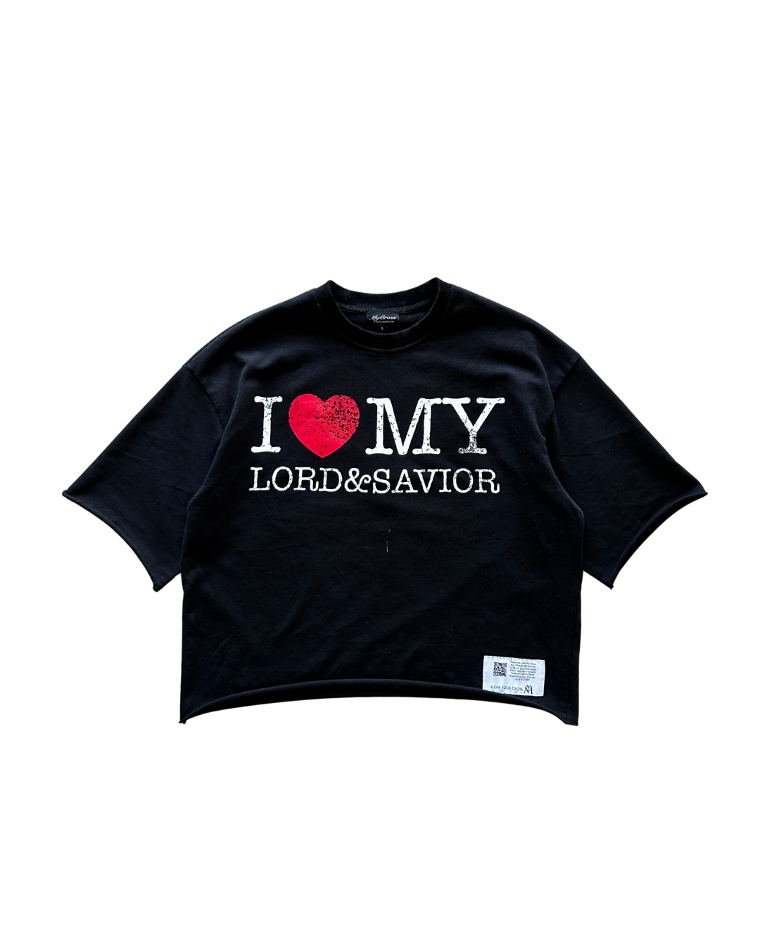 [PRE-ORDER-SHIPS 2-3 WEEKS] I LOVE MY LORD&SAVIOR TEE BLACK