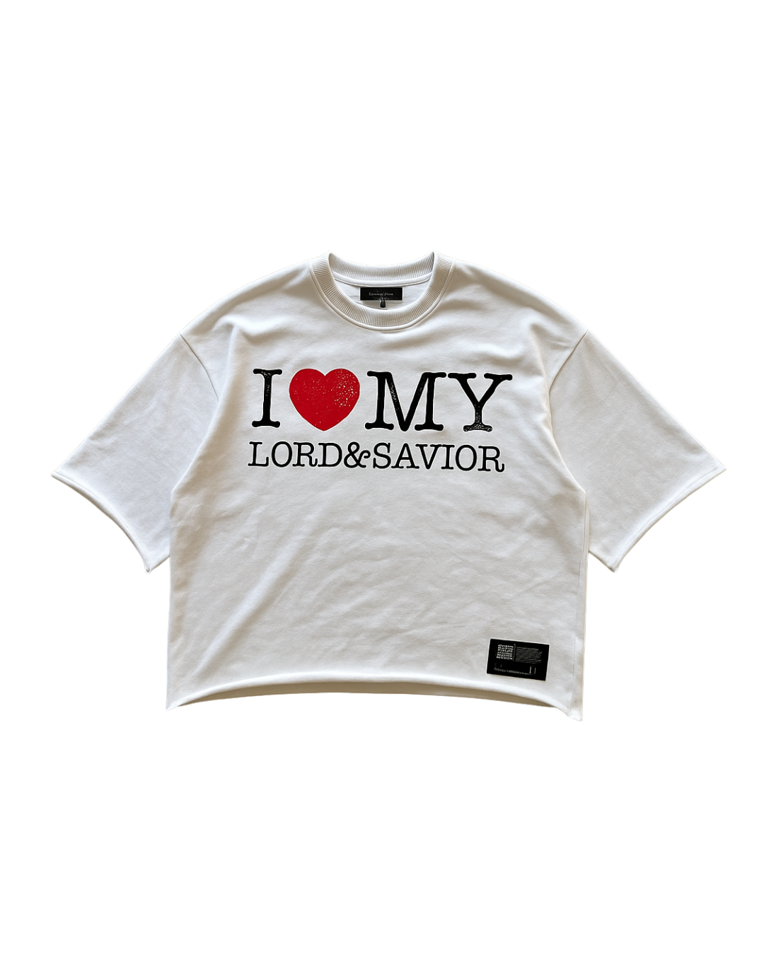 [PRE-ORDER-SHIPS 2-3 WEEKS] I LOVE MY LORD&SAVIOR TEE WHITE