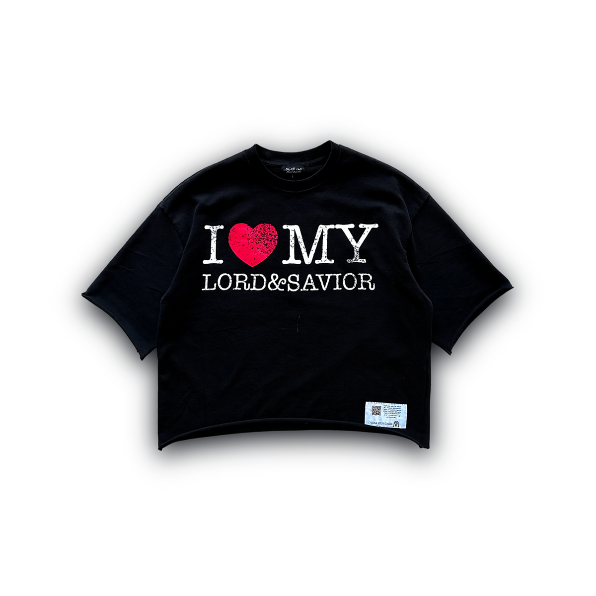I LOVE MY LORD&SAVIOR TEE BLACK